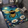 Fantasy Garden and Bees Print Carpet for Living Room Bedroom Bedside Sofa Table Floor Mat Home Area Rug Decoration Large Size