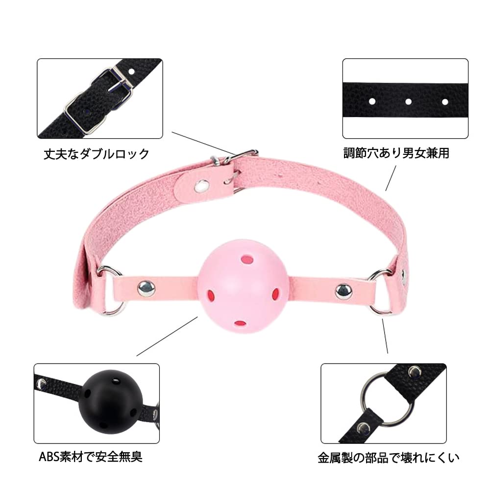 Sexyhot SM Goods Restraints Handcuffs Leg Shackles Eye Mask Restraints Bed Restraints Adjustable SM Beginner SM Play 4 Piece Set Pink