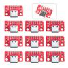 10Pcs Type C Female Test Board USB3.1 16P to 2.54 High Current Power Adapters Board Module Data Transfer for Engineers