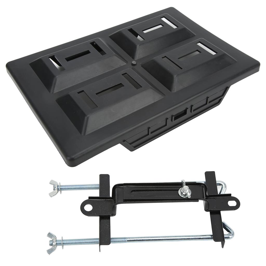 Heavy Duty Car Boat Battery Holder Hold Down Tray with Adjustable Bracket Universal for 27 30 31 Series Batteries(28