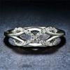 Elegant 8 Shaped Rings for Women with Sparkling Zirconia Stones Trendy European American Jewelry Gift