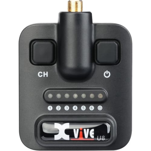 Xvive XV-U8/AG Guitar U8 Wireless System, U8 Model, Rechargeable, 2.4GHz, Stable Connection, Lightweight, Compact, Noiseless, Compatible with Acoustic