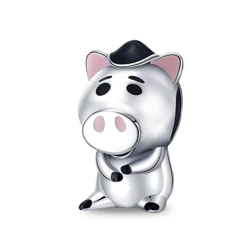 Neueste Kupfer Hund Katze Schnecke Einhorn Pinguin Niedliche Haustier Serie DIY Anhänger Passend für Original Armbänder Schmuck Geschenke für Mädchen