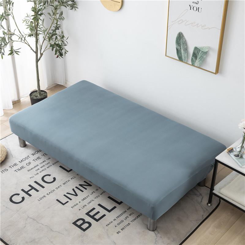 Solid Color Sofa Bed Cover All-inclusive Folding Sofa Covers for Living Roon Tight Wrap Couch Cover Without Armrest Funda Sofa