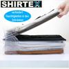 SHIRTEX T-Shirt Organizer Stackable Storage Bag Laundry Shirts Set of 10