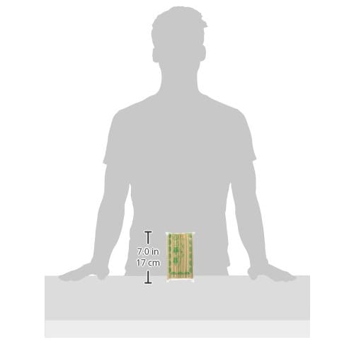 Yamashita Craft Flat Skewers, Half Tip, 15cm, 100 Skewers Per Bag, Product Code: 39710000