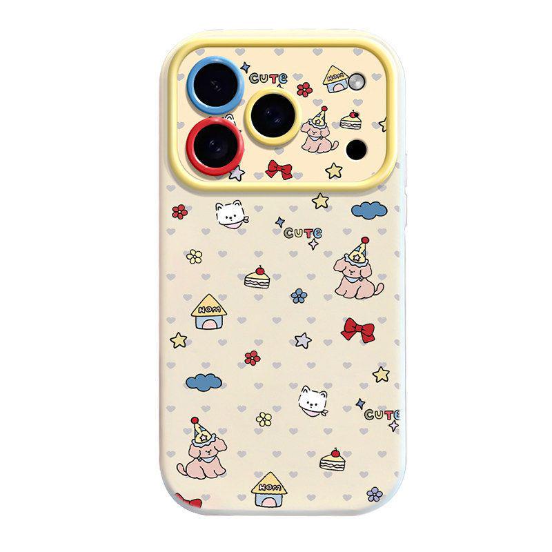 Künstlerisch Süßes iPhone 16/17 Pro Hülle: West Highland Dessert Nischen Design
