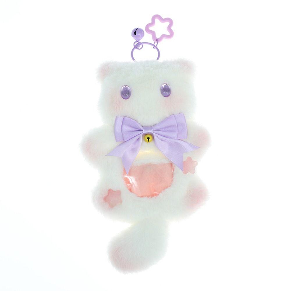 

Lacework Cute Badge Holder Cartoon Cat Badge Decoration Tray Badge Organizer синій