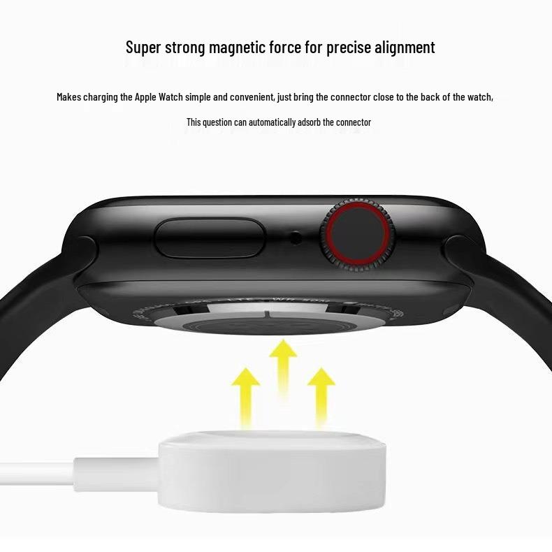 Kompatibel med Apple Watch Series 8/7/6/5/4/3/2/1 Magnetisk Trådlös Laddare