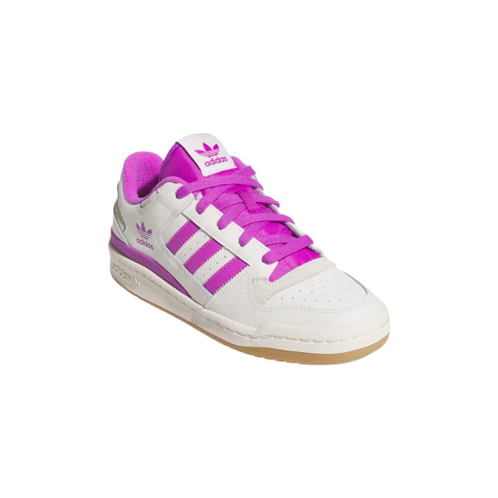 Adidas  Forum Low CL White Purple Burst Women Sneakers Cloud-White Cream-White JR0474