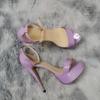Women Sandals New 14cm Sexy Supper High Heels Patent Leather Nighclub Open Toes Platform Sandal Party Wedding Shoes Shoe