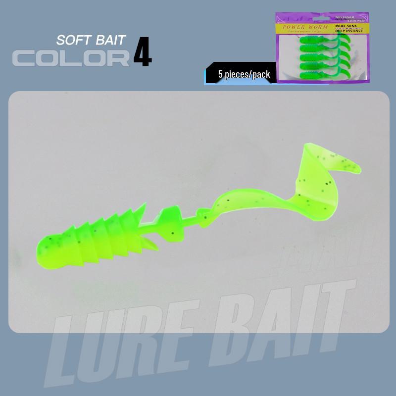 Big Wave Lockenschwanz Weichköder für Barsch und Mandarinfisch