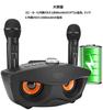 KOKO Bluetooth Karaoke Microphone Wireless Microphone System 2 Handheld Microphones AUX TF Card U Disk Portable Speaker Home KTV Black