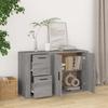 Sideboard Grey Sonoma 100x33x59.5 Cm Engineered Wood