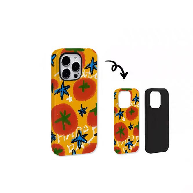 2-in-1 Super Stoßfeste Handyhülle Für iPhone 17 Pro Max 16 Pro 15 Plus 14 13 mini 12 11 16E 17 Air Vollständig Abgedeckt Modische Hülle