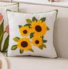 American Cotton Pillowcase Fabric Sofa & Bed Cushion Cover, Washable