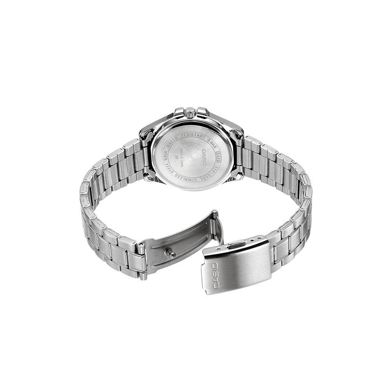 Casio STANDARD Series Business Quartz Movement Stainless Steel Strap Japanese and Korean Watch Women's Watch Black Dial LTP-2088D-1AV