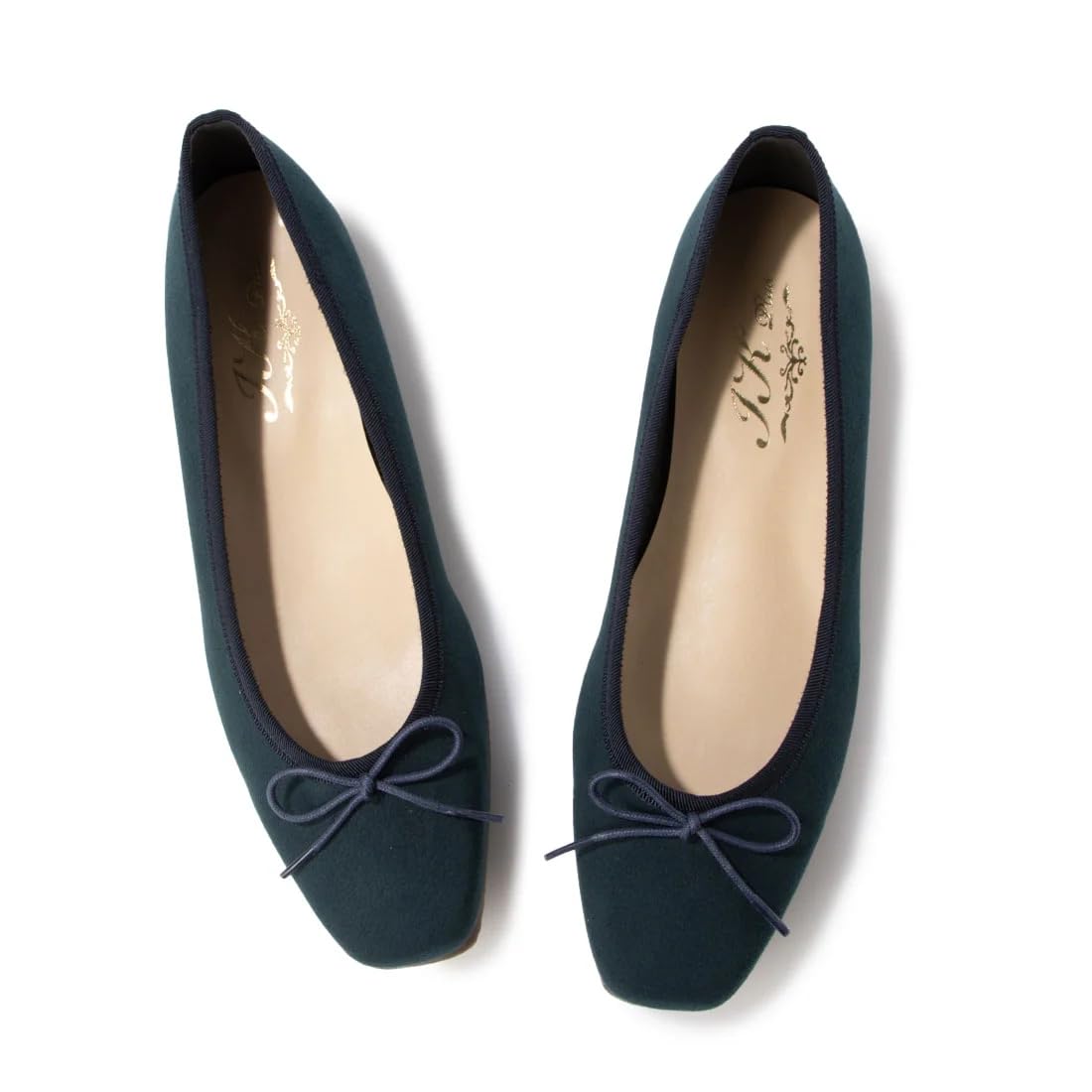 

Женские балетки IK Plus из зеленой замши, размер 121, 22,5 см, 3E