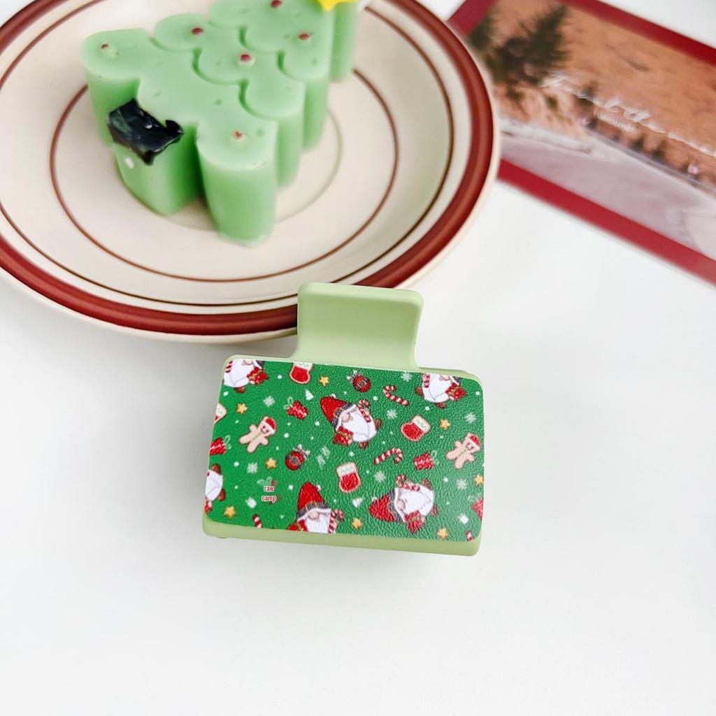 Santa Claus Christmas Festival Shark Claw Clip Hair Accessory