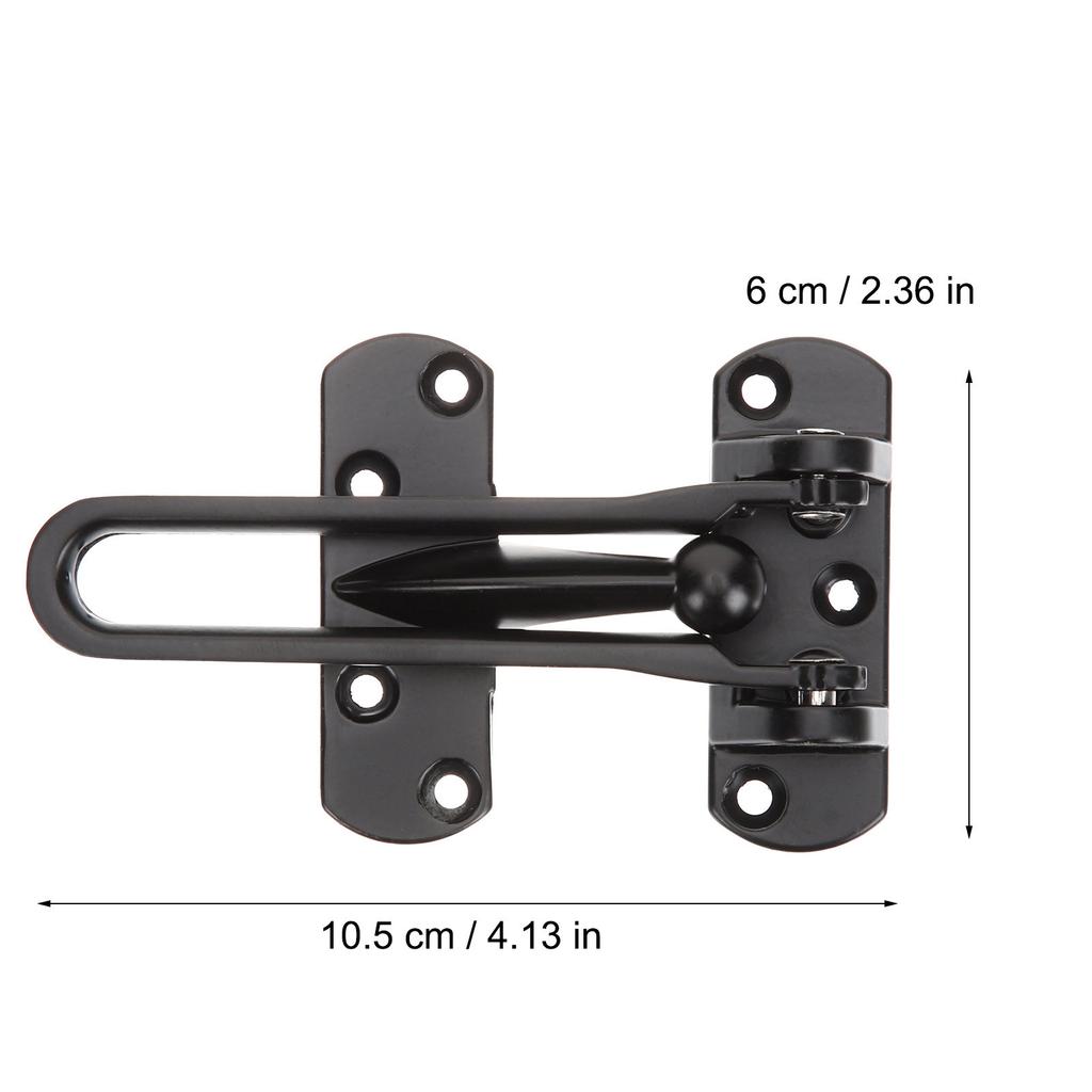 Swing Bar Door Lock Zinc Alloy Front Door Lock Latch Security Bar Stopper for Windows Cabinets Hotel Home Security