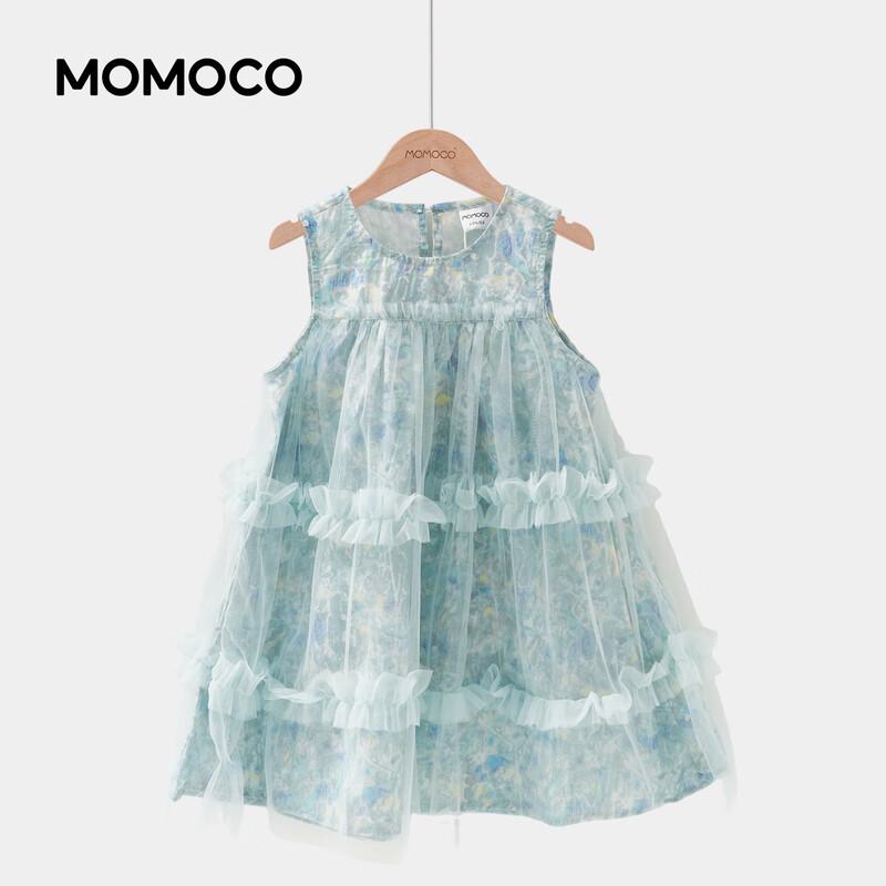 MOMOCO Girls' Sleeveless Summer Princess Dress