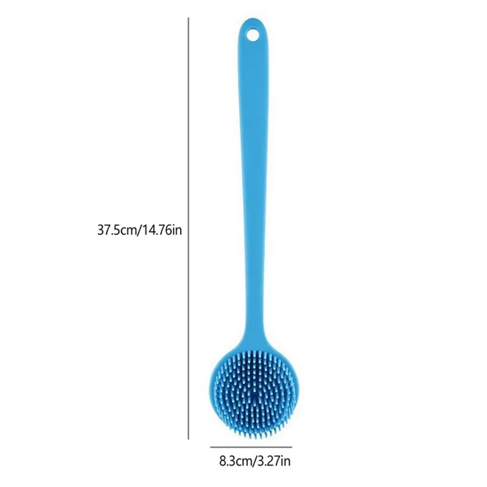 with Hanging Hole Bath Soft Back Brush Anti-Slip Skin Massager Brushes Cleaning Applicator  Lazy