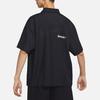 Nike Solid Color Single-Breasted Logo Short Sleeve Shirt