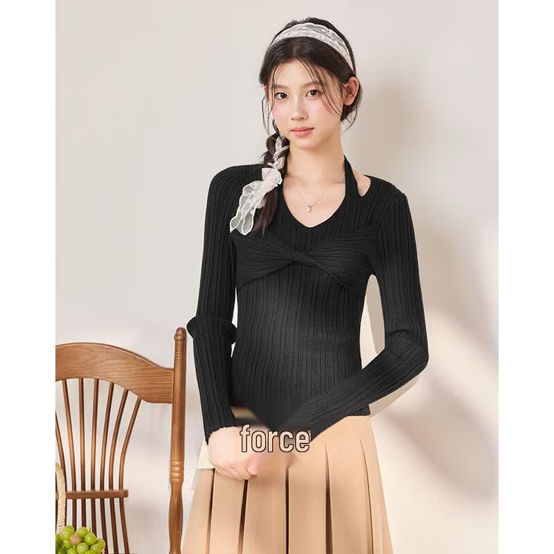 IEFIEF Women's Autumn Knit Top