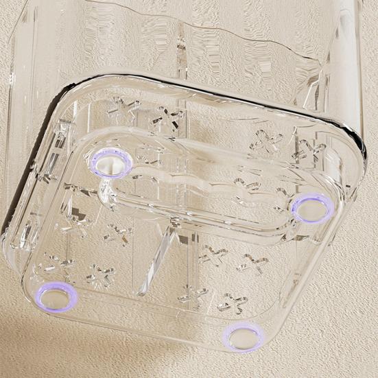 Toothbrush Holder with Drain Tray 3 Slots Toothbrush And Toothpaste Holder with Removable Divider Wall-Mounted or Countertop Bathroom Caddy Organizer