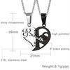 Her Matching Puzzle Stainless Steel Couples