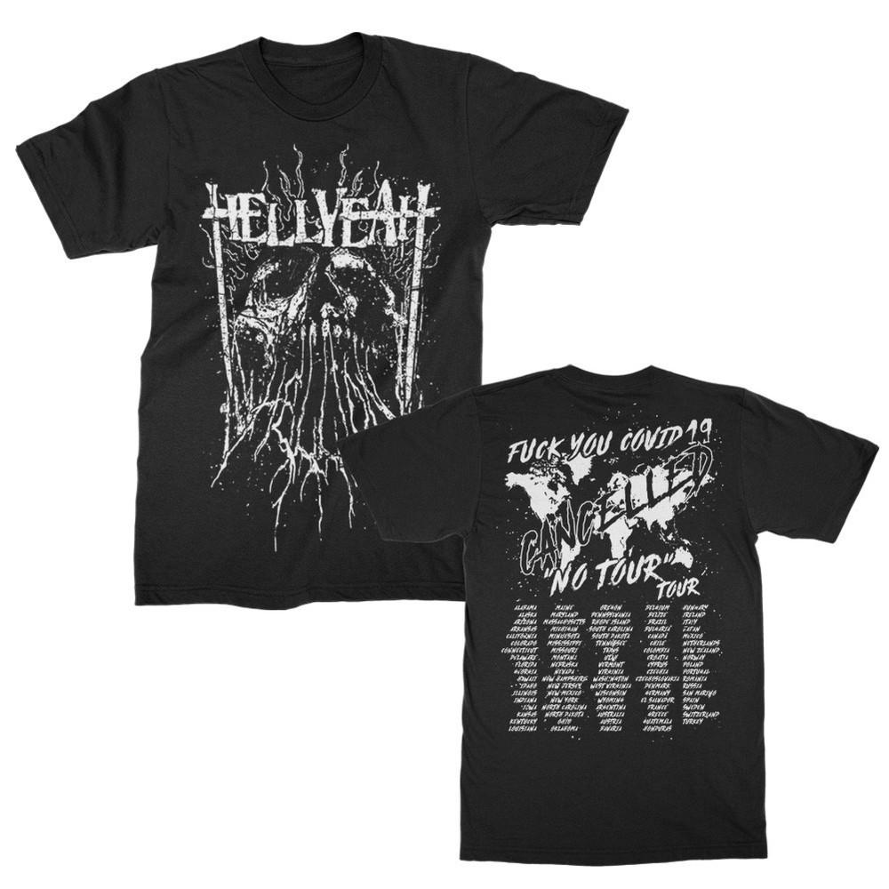 Ретро Футболка HELLYEAH Хлопок S-5XL Черный TT91 Унисекс XXL