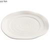Irregular Ceramic Threaded Plate Creative Steak Plate Pasta Plate Dessert Dish Restaurant Molecular Cuisine Specialty Tableware