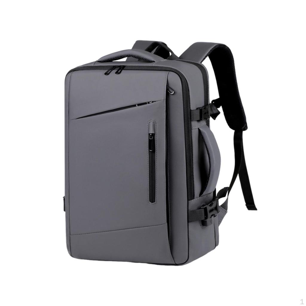 Laptop Backpack Polyester Expandable Computer Bag Gaming Daypack Large Capacity Work Organized