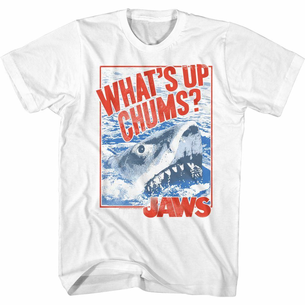 Jaws Hey Buddy White Adult T-Shirt M