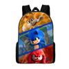 Mochila Escolar de Grande Capacidade 29x44x13cm Design Ergonômico Multicor Bolsa para Estudante