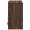 LED Sideboard Brown Oak Effect 72 x 34 x 61 cm Particleboard