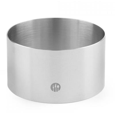 Round Stainless Steel Bakery Confectionery Rim, Height 60mm, Diameter 220mm, Hendi 512388
