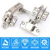 135° Stainless Steel Cabinet Hinges Soft Close Concealed Kitchen Cupboard Corner Hinges With Screws Replacement Hardware Kits