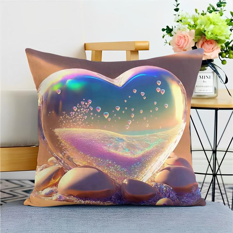 

Наволочка с изображением океана и прекрасной любви для украшения общежития, офиса, гостиной, дома 40x40cm