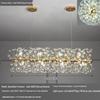 Modern Crystal Dandelion Chandelier for Living Room, Bedroom, or Dining Room - 2025 Style