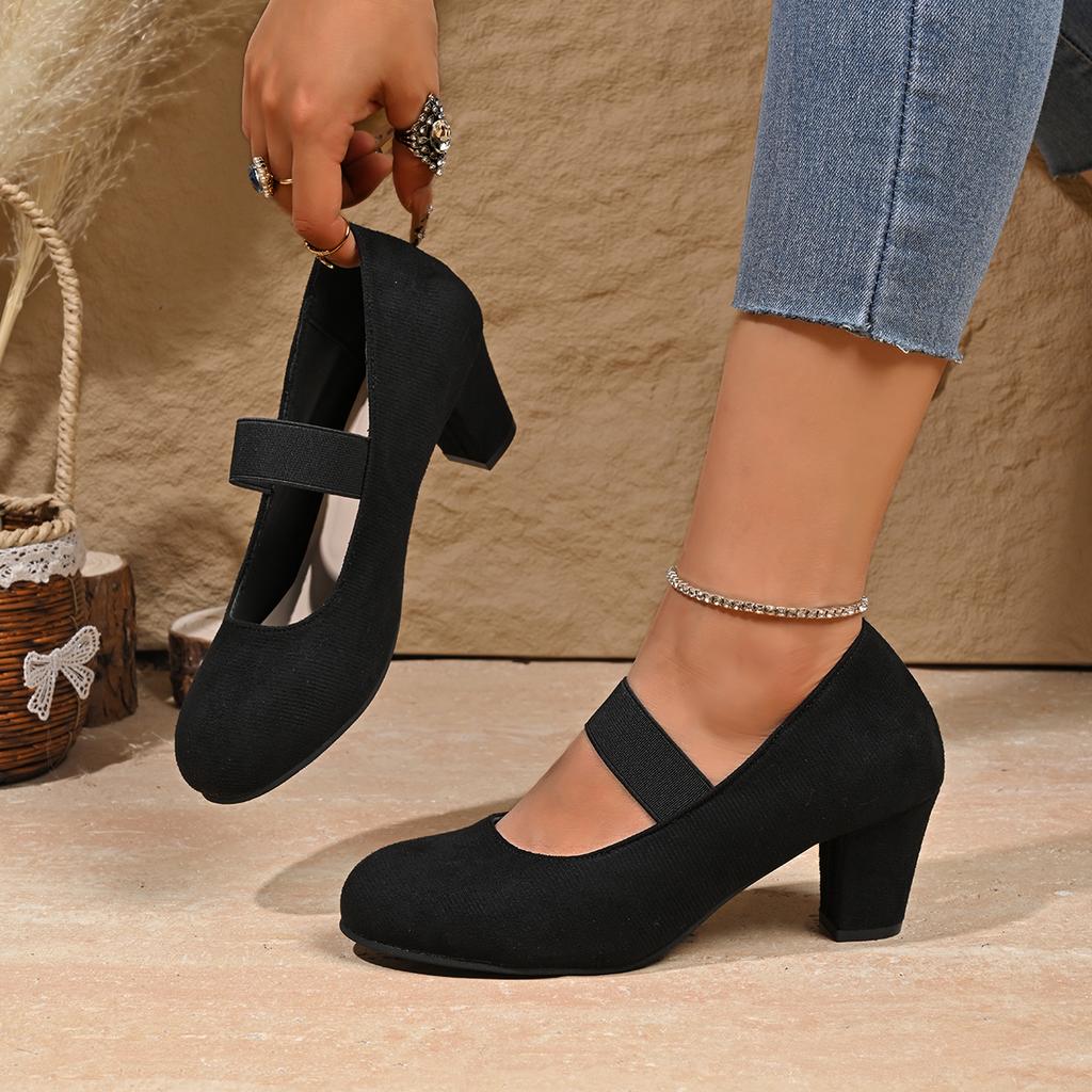 Fashion Woman Pumps Fashion Shallow High Heels New Designer Leopard Print Mary Jane Shoes Woman Thick Heels Elegant Party Female Shoes