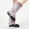 Foot Cover Faux Fur Leg Warmers Y2K Aesthetic Winter Leg Coverings Furry Leg Warmers  Spicy Girls