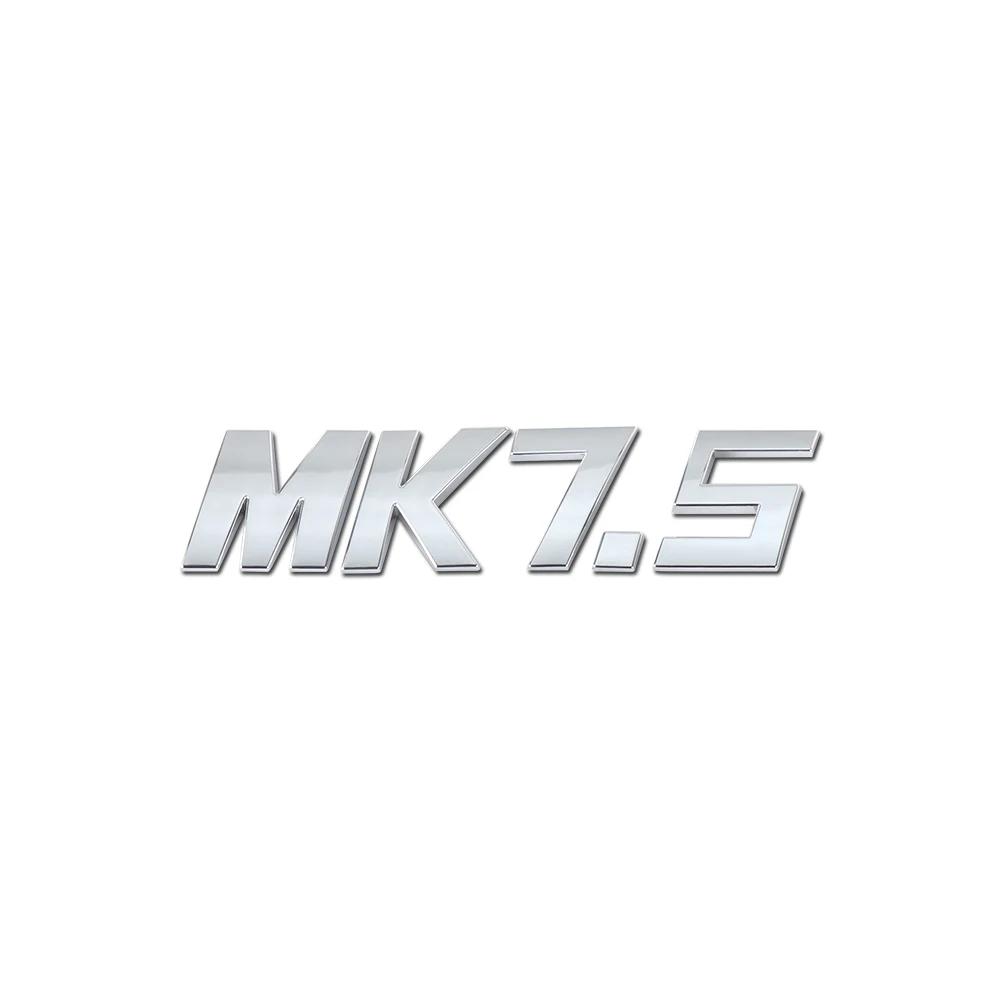 HBT2 1Pc Bright Silver ABS Car Trunk Badge Sticker MK series letters Logo Decal For VW Golf MK5 MK6 MK7 MK7.5 GTI Passat Accessories