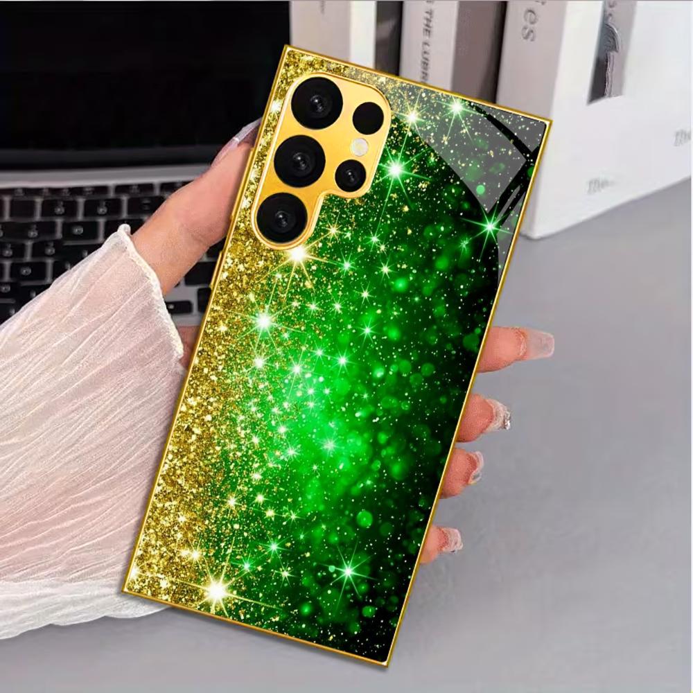 

Crystal Bestseller model Luxurious PhoneCase Electroplated Glass PhoneCase for Samsung Galaxy S26 S25 S24 S23 S22 FE,Ultra,Plus GalaxyS25