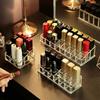 New 9/24/36 Grid Lipstick Storage Box Acrylic Clear Lipstick Case Large Capacity Save Space Makeup Organizer Home