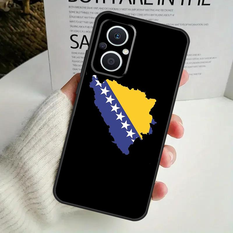 

Bosnia Flag Case For OPPO Reno 8 7 6 5 4 Lite 8T 5Z 4Z 10 11F OPPO Find X5 X6 Pro X2 Neo X3 Lite Cover OPPO Reno11