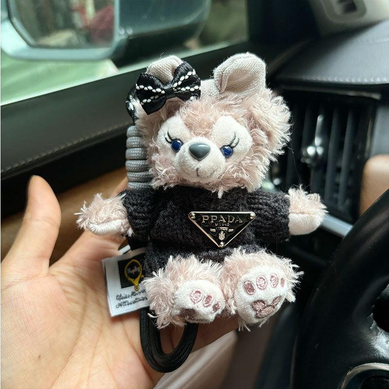 

Плюшевый лис Модный брелок-кукла с удивительными цветовыми вариациями и супермягким плюшем для уникального стиля Black Sweater Rose