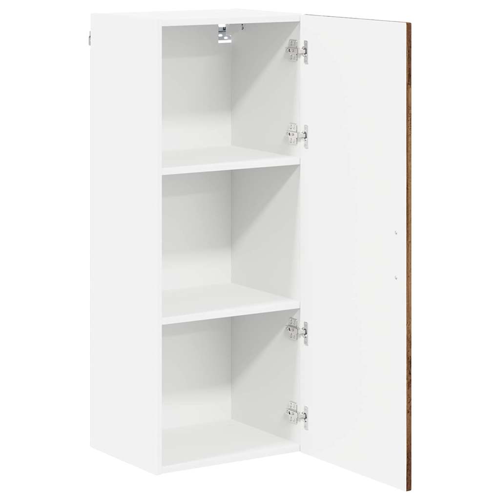 Wall Cabinet LUCCA Reclaimed Wood 40 x 31 x 100 cm Wood Based Material
