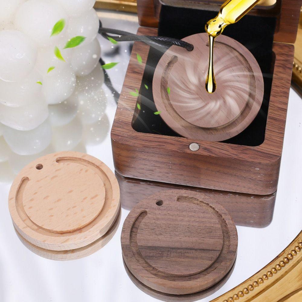 Holz Aroma Inhalator aus expandiertem duftendem Holz Walnuss zur Lufterfrischung Desktop Ornament