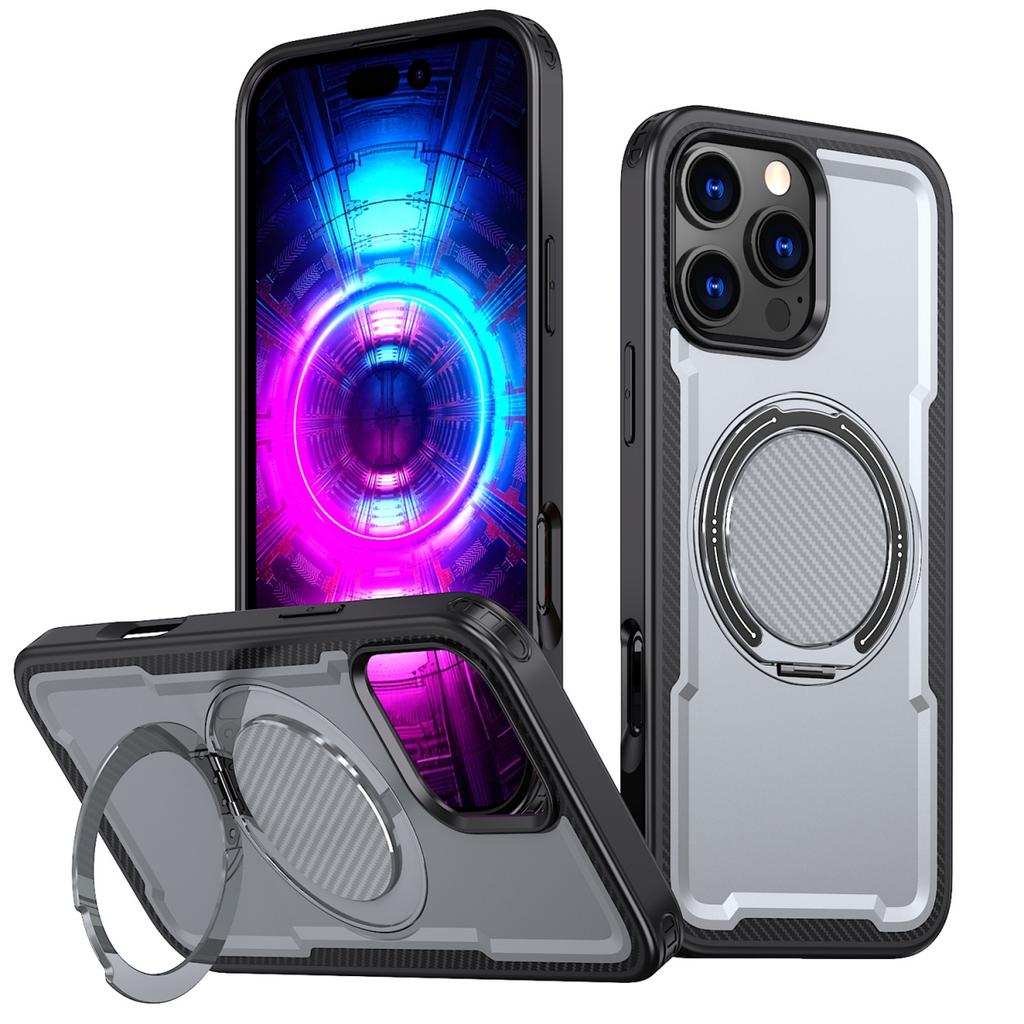 360° Rotate Bracket Military Shockproof Phone Case For iPhone 16 E 15 14 Plus 13 12 Pro Max 11 XR Car Magnetic For Magsafe Cover